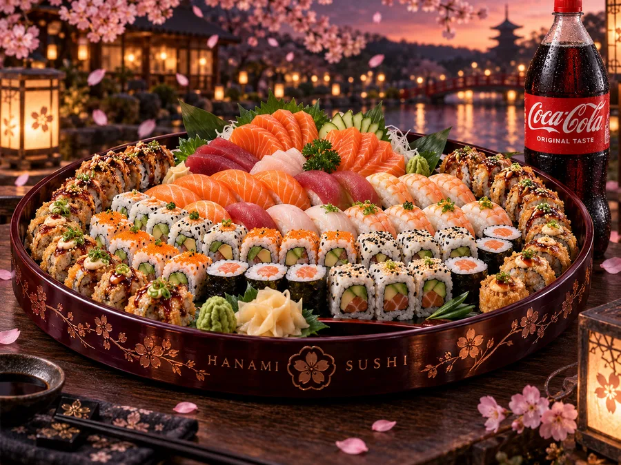 Sakura Imperial 72 — 72 Peças + Coca-Cola 2L