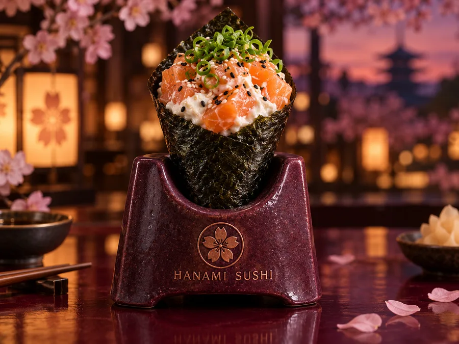 Temaki Creme de Sakura